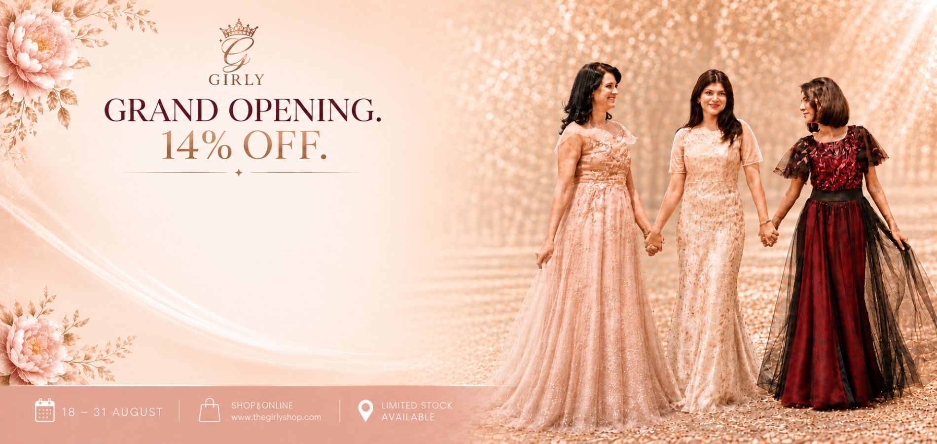 Girly western formal and party dress collection